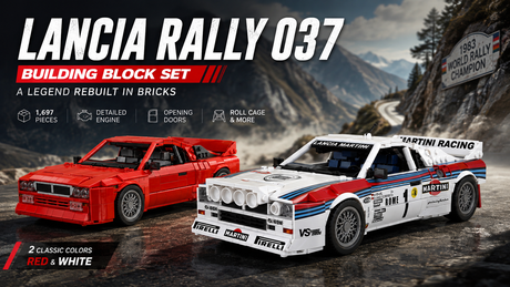 Lancia Rally 037 Building Block Set: Rebuild a Group B Legend
