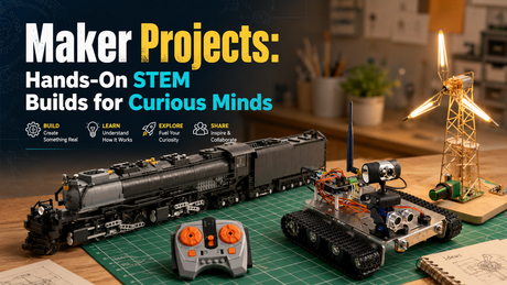 Maker Projects: Hands-On STEM Builds for Curious Minds