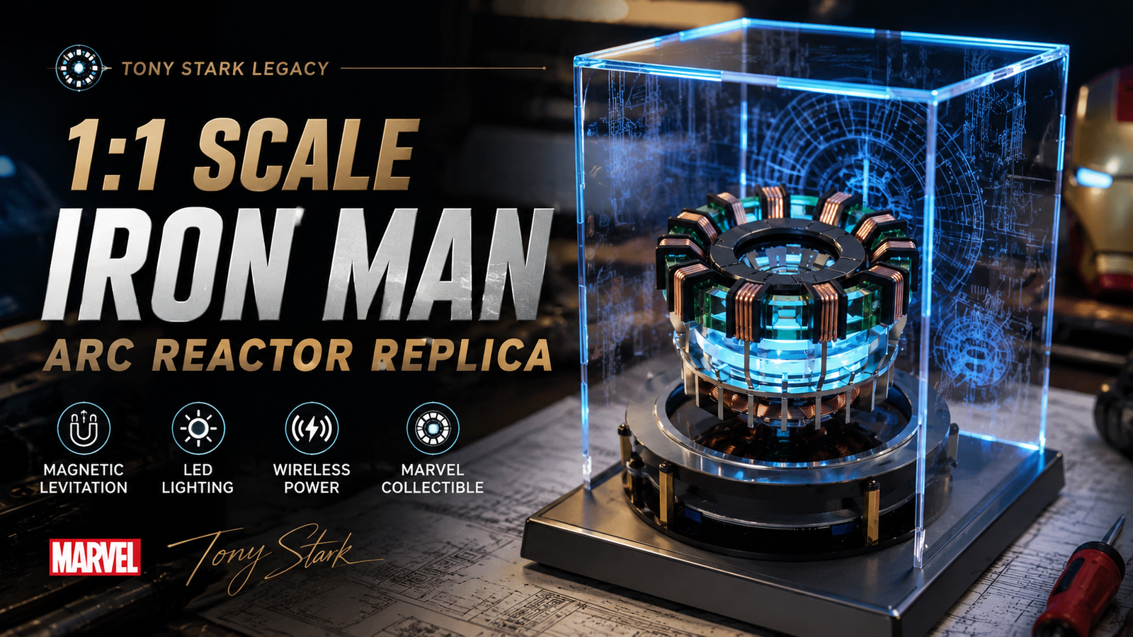 The Arc Reactor Lives On: Tony Stark's Greatest Invention Returns to Your Desk
