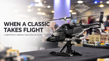 When a Classic Takes Flight: Cubertime’s Airwolf Building Blocks at Polish Fan Conventions