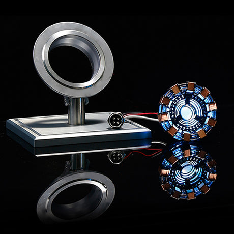 1/1 Scale MK1 Heart-shaped Arc Reactor Tech Desk Ornament (Metal Base Version) - cubertime