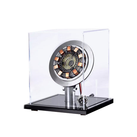 1/1 Scale MK1 Heart-shaped Arc Reactor Tech Desk Ornament (Metal Base Version) - cubertime