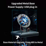 1/1 Scale MK1 Heart-shaped Arc Reactor Tech Desk Ornament (Metal Base Version) - cubertime
