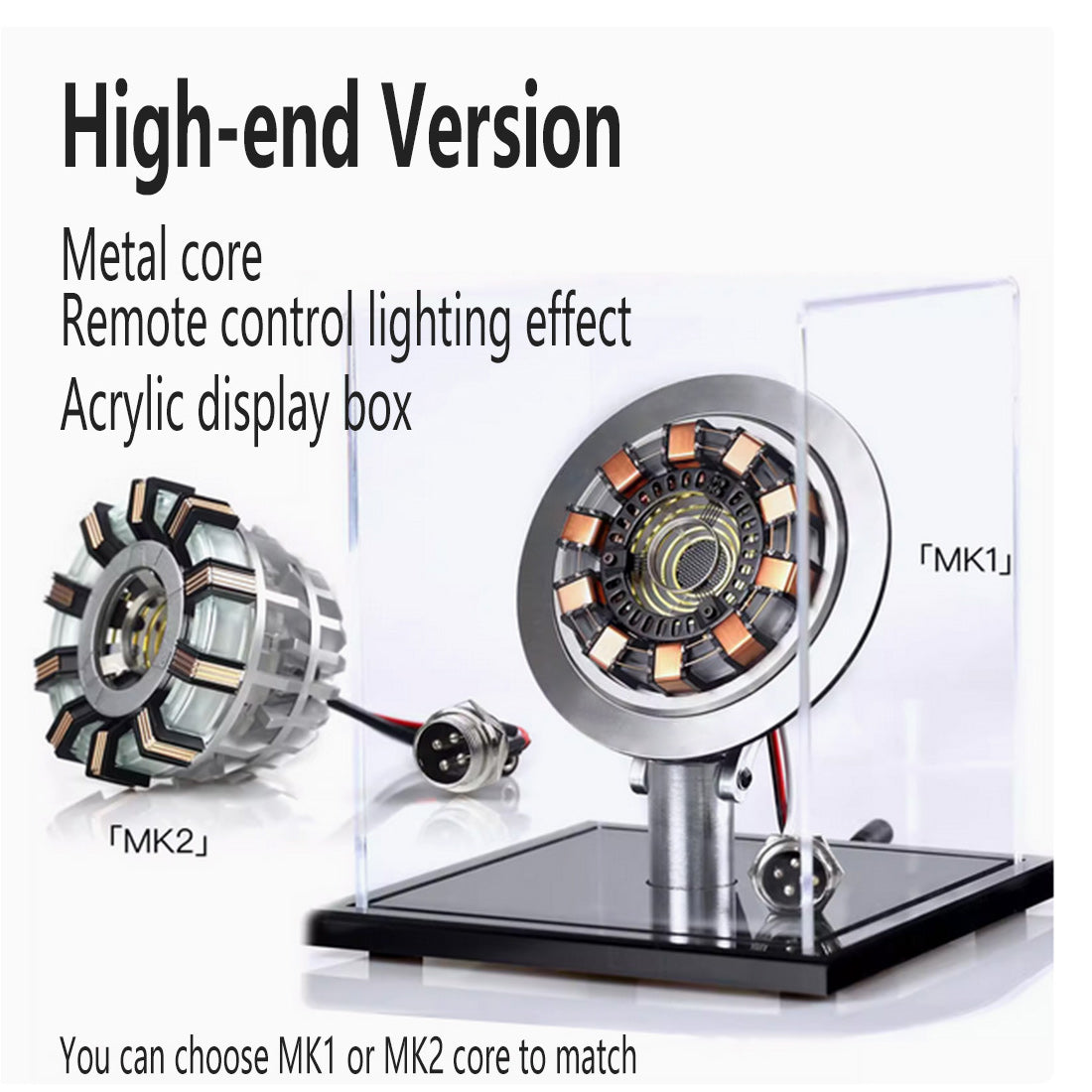 1/1 Scale MK1 MK2 Arc Reactor Tech Desk Ornament Kit - cubertime