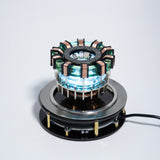 1/1 Scale MK1/MK2 Arc Reactor Floating Rotating LED Tech Desk Ornament - cubertime