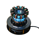 1/1 Scale MK1/MK2 Arc Reactor Floating Rotating LED Tech Desk Ornament - cubertime