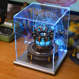 1/1 Scale MK1/MK2 Arc Reactor Floating Rotating LED Tech Desk Ornament - cubertime