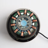 1/1 Scale MK1/MK2 Arc Reactor Floating Rotating LED Tech Desk Ornament - cubertime