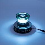 1/1 Scale MK1/MK2 Arc Reactor Floating Rotating LED Tech Desk Ornament - cubertime