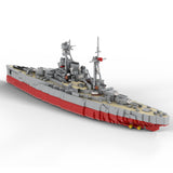 1/350 Scale Large Military Battleship Building Blocks Set (1730PCS) - cubertime