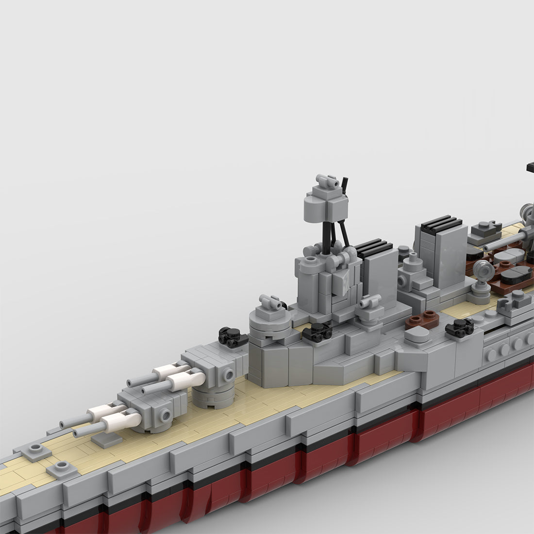 1/485 Scale WWII British Hood Battlecruiser Military Building Blocks Set(1301PCS) - cubertime