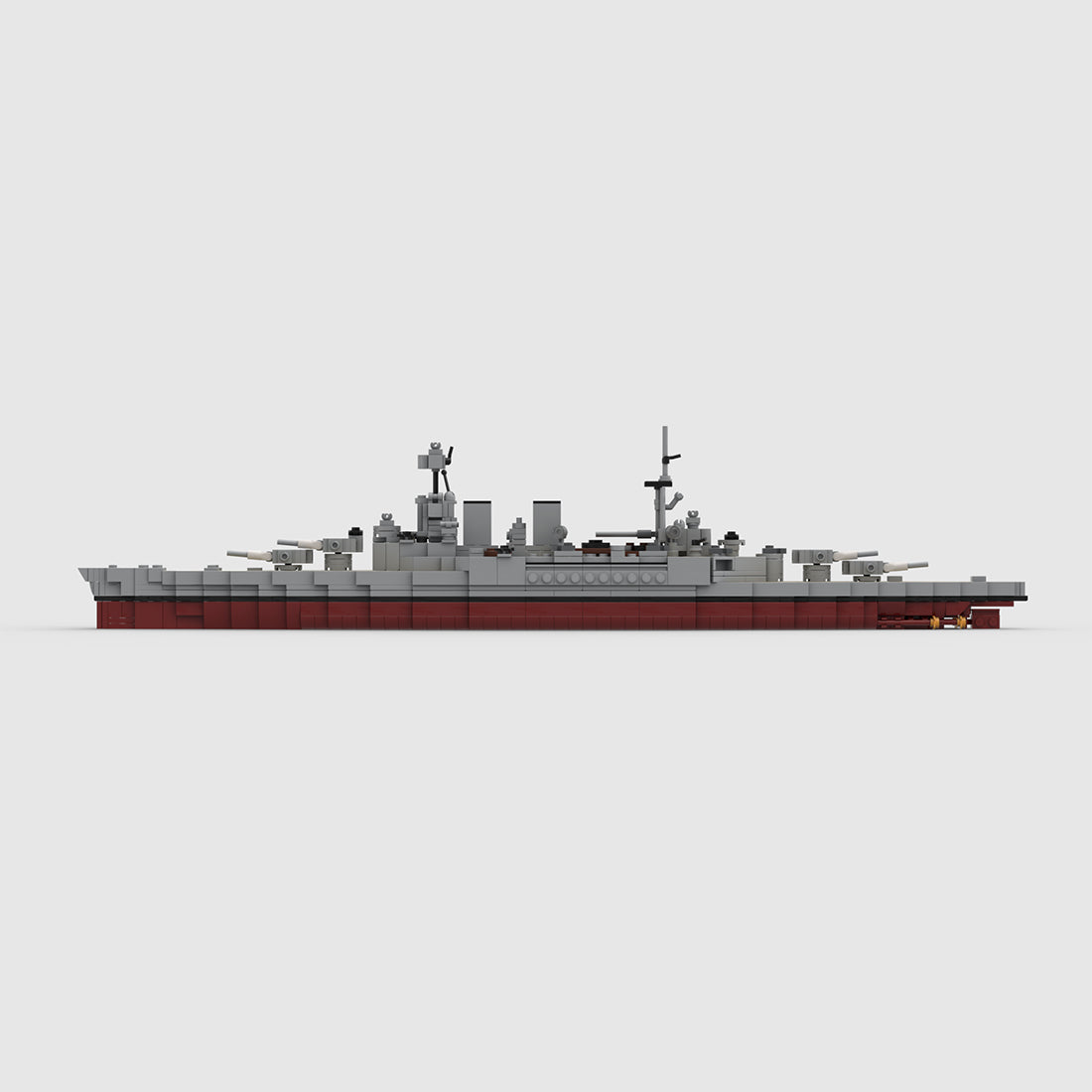 1/485 Scale WWII British Hood Battlecruiser Military Building Blocks Set(1301PCS) - cubertime