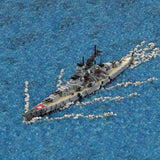 1/485 Scale WWII German Bismarck Military Building Blocks Set(1537PCS) - cubertime