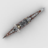 1/485 Scale WWII Atago Japanese Cruiser the Kaohsiung-class Cruiser Military Building Blocks Set(864PCS) - cubertime