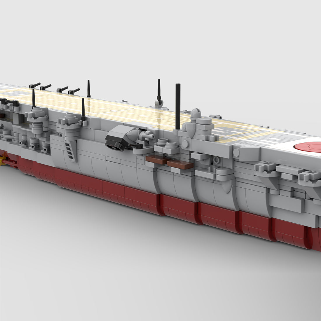 1/485 Scale WWII Kaga Japanese Navy Aircraft Carrier Military Building Blocks Set(1739PCS) - cubertime