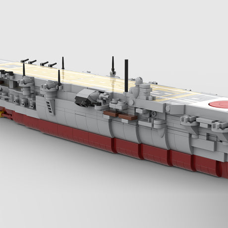 1/485 Scale WWII Kaga Japanese Navy Aircraft Carrier Military Building Blocks Set(1739PCS) - cubertime
