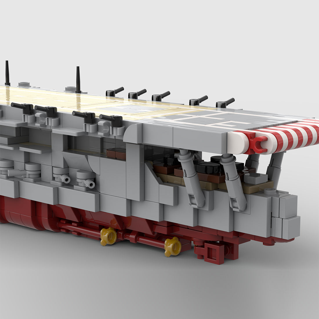 1/485 Scale WWII Kaga Japanese Navy Aircraft Carrier Military Building Blocks Set(1739PCS) - cubertime