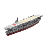 1/485 Scale WWII Kaga Japanese Navy Aircraft Carrier Military Building Blocks Set(1739PCS) - cubertime