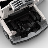 MOC 1980 German Luxury Coupe Building Blocks Set, Classic Sports Car Model Construction Set, High-Brick Display Kit for Adults(1473PCS) - cubertime