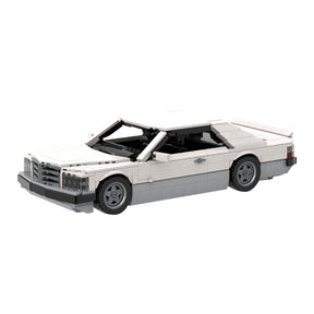MOC 1980 German Luxury Coupe Building Blocks Set, Classic Sports Car Model Construction Set, High-Brick Display Kit for Adults(1473PCS) - cubertime