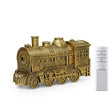 300ml Vintage Steam Train Aromatherapy Essential Oil Diffuser and Humidifier with Dual-Color LED Light, Remote Controller(Bronze/Black) - cubertime