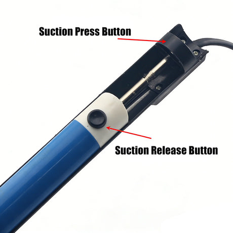 30W Electric Desoldering Pump, Heated Solder Sucker Tool with Iron, Manual Desoldering Tool (US Plug/EU Plug) - cubertime