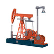 TECHING 3D Pumping Unit Model DIY Metal Oilfield Working Equipment Assembly Kit (219PCS) - CUBERTIME