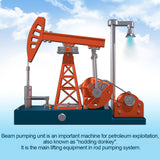 TECHING 3D Pumping Unit Model DIY Metal Oilfield Working Equipment Assembly Kit (219PCS) - CUBERTIME
