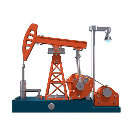 TECHING 3D Pumping Unit Model DIY Metal Oilfield Working Equipment Assembly Kit (219PCS) - CUBERTIME