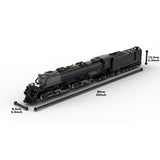 4014 Big Boy Dynamic RC Train Model Building Blocks - CUBERTIME