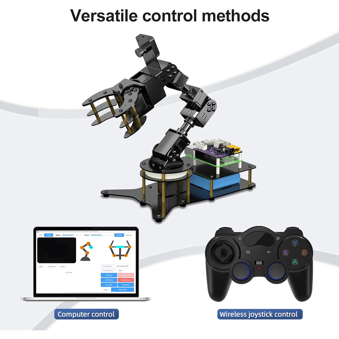 6-DOF Visual Recognition Robotic Arm with Voice Control & Python Programming for Jetson Nano - cubertime