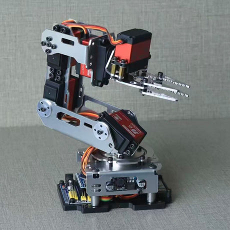 6DOF Robotic Arm Kit High Torque 25KG Metal Gear Digital Motor Mechanical Arm DIY Assembly with Wireless Serial Control 624G Structure (Unassembled) _ CUBERTIME
