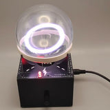Plasma Energy Light Ball, Arc-Reactor-Style Plasma Ring, Inert Gas Light Sphere (90mm/130mm) - cubertime