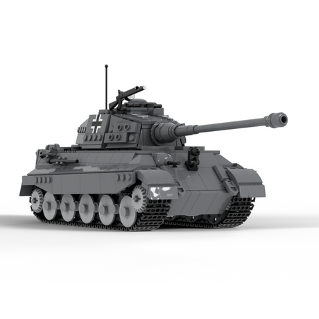 Ausf. B King Tiger Heavy Tank Building Blocks Set (1265PCS) - cubertime