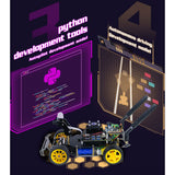 Autonomous Robot Car Kit with Deep Learning Vision & Ackermann Steering, Self-Driving Platform for Jetson Nano & Donkey Car (Blue/Yellow/Red) - cubertime