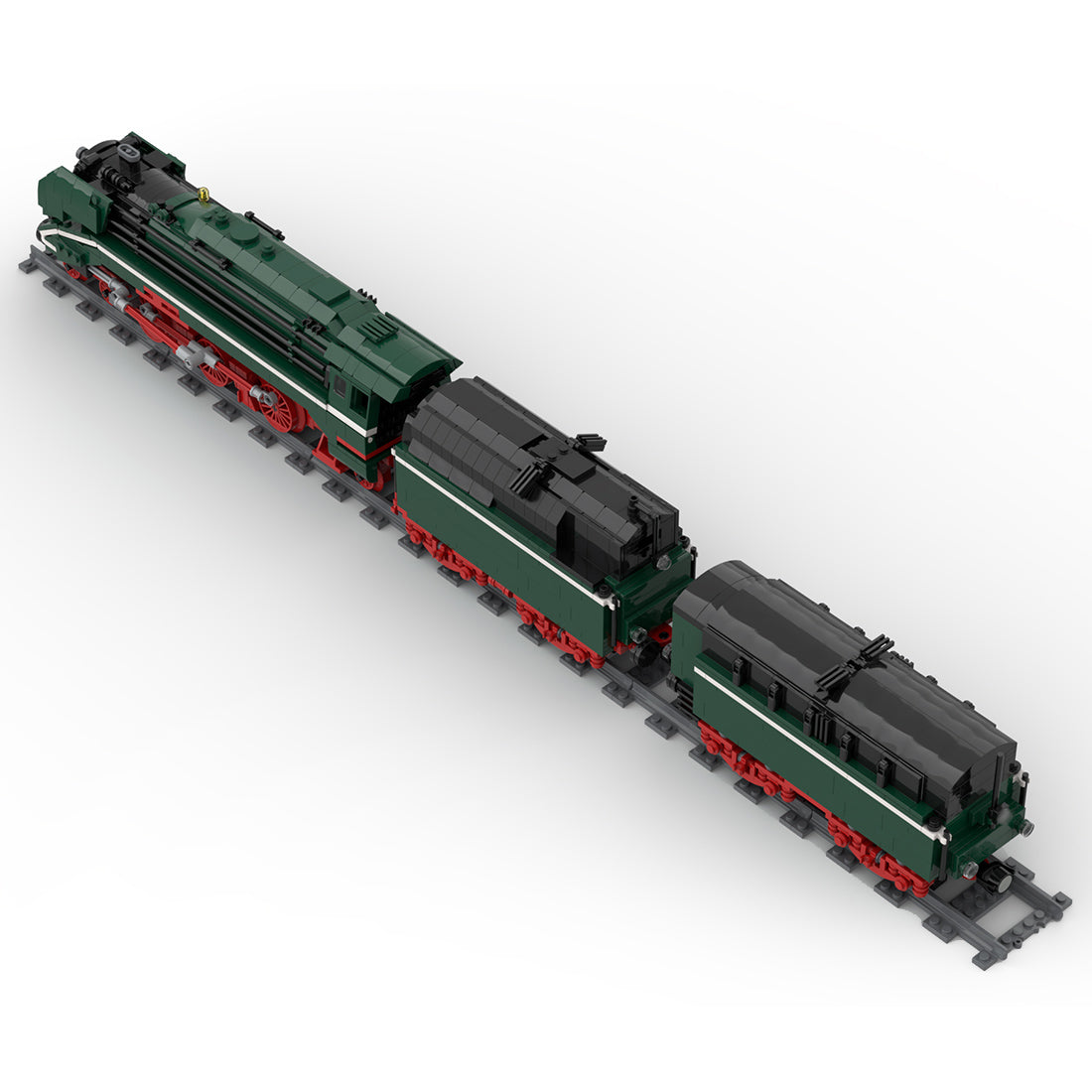 BR18 RC Vapor Train Style Innovative Assembly Building Block MOC Toy - cubertime