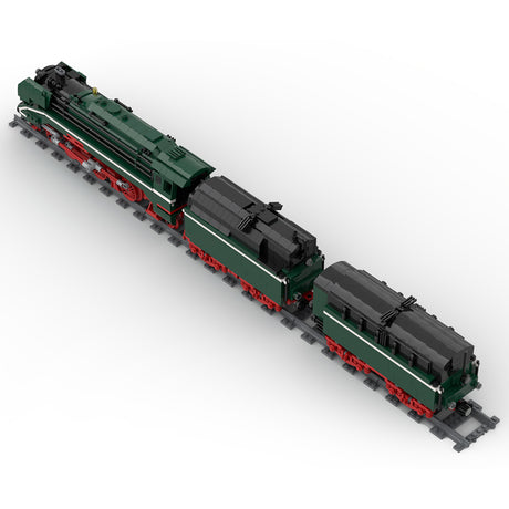 BR18 RC Vapor Train Style Innovative Assembly Building Block MOC Toy - cubertime
