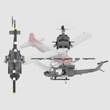 Bell212 Assembly Model Building Blocks Set Creative Ornament - cubertime