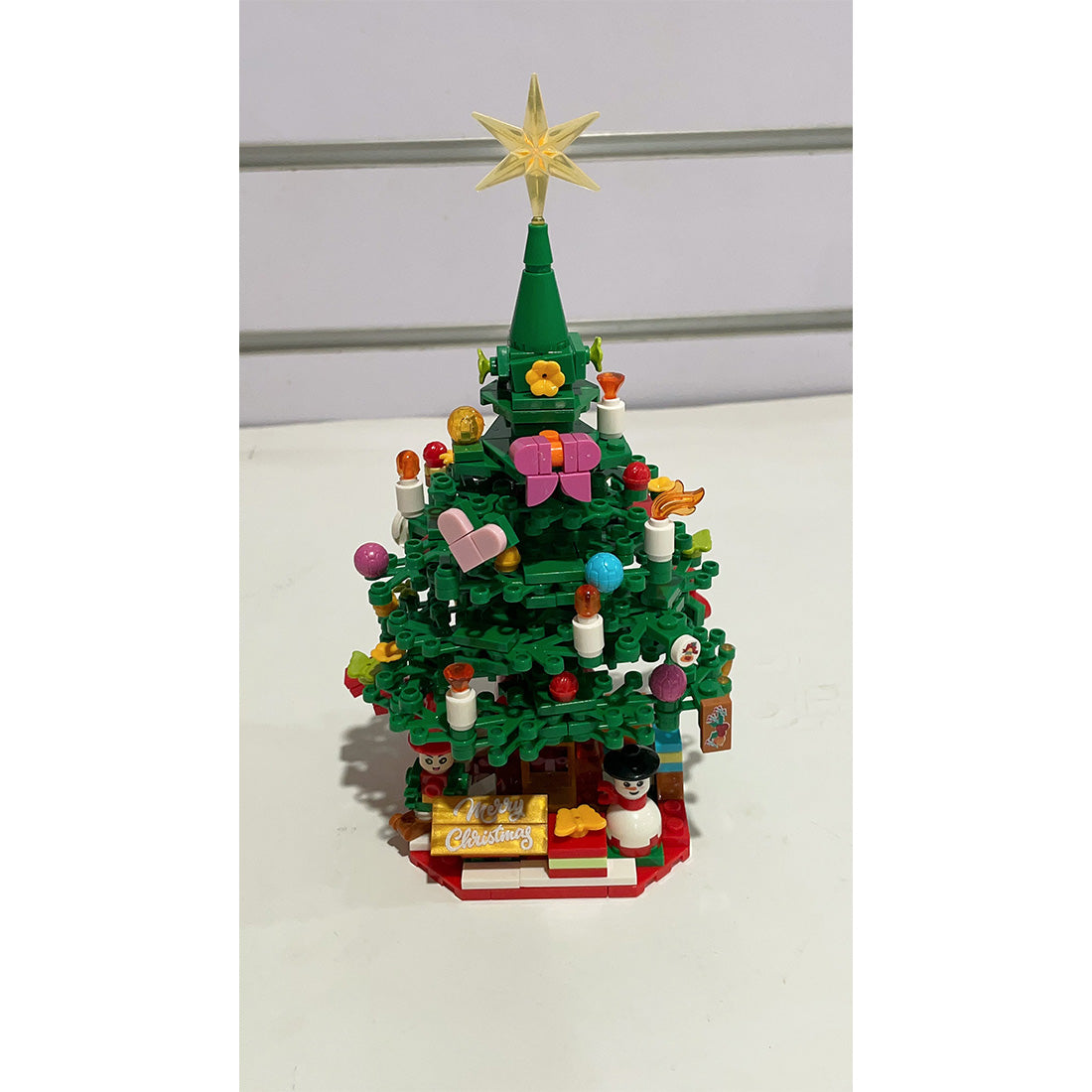Christmas Advent Calendar Building Block Set, with Snowman, Christmas Tree & Snowflake(864PCS) - cubertime