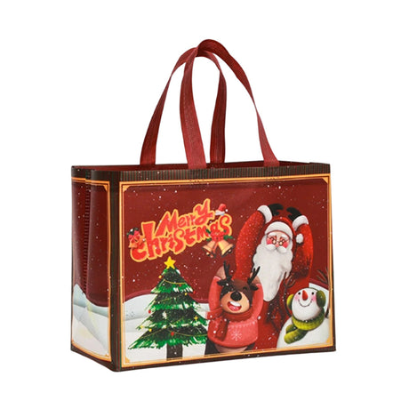 Christmas Non-Woven Holiday Tote Bag - cubertime