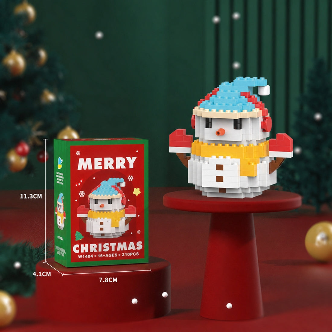 Christmas Series Mini Building Blocks Set - cubertime