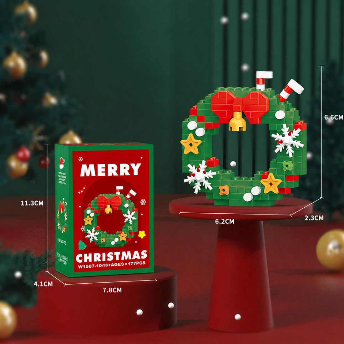 Christmas Series Mini Building Blocks Set - cubertime