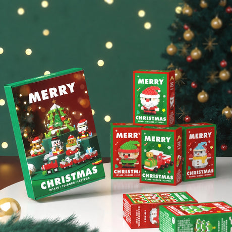 Christmas Series Mini Building Blocks Set - cubertime