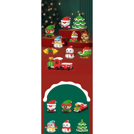 Christmas Series Mini Building Blocks Set - cubertime