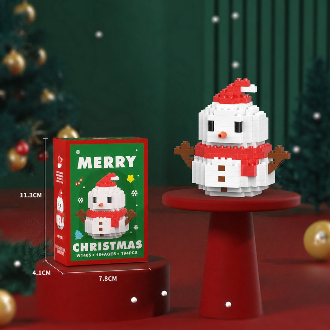 Christmas Series Mini Building Blocks Set - cubertime