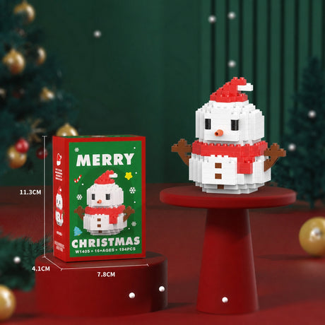 Christmas Series Mini Building Blocks Set - cubertime