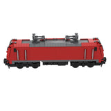 City Rail Transit Building Blocks, Modern Electric Locomotive Train Model, Micro Scale Railway Display Construction Set (683PCS/Red/Regional Commuter) - CUBERTIME