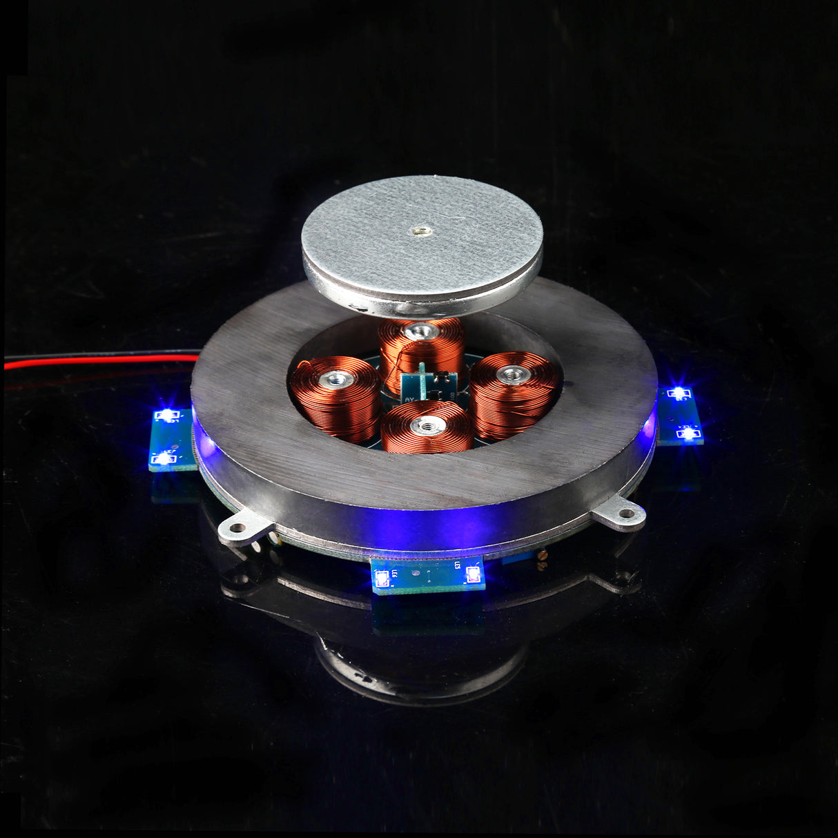 DIY Magnetic Levitation Module Magnetic Suspension Kit with LED Light (500g) - CUBERTIME