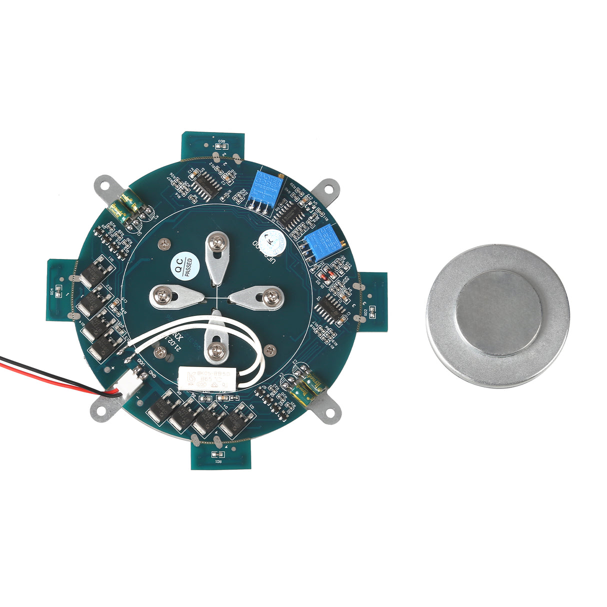 DIY Magnetic Levitation Module Magnetic Suspension Kit with LED Light (500g) - CUBERTIME