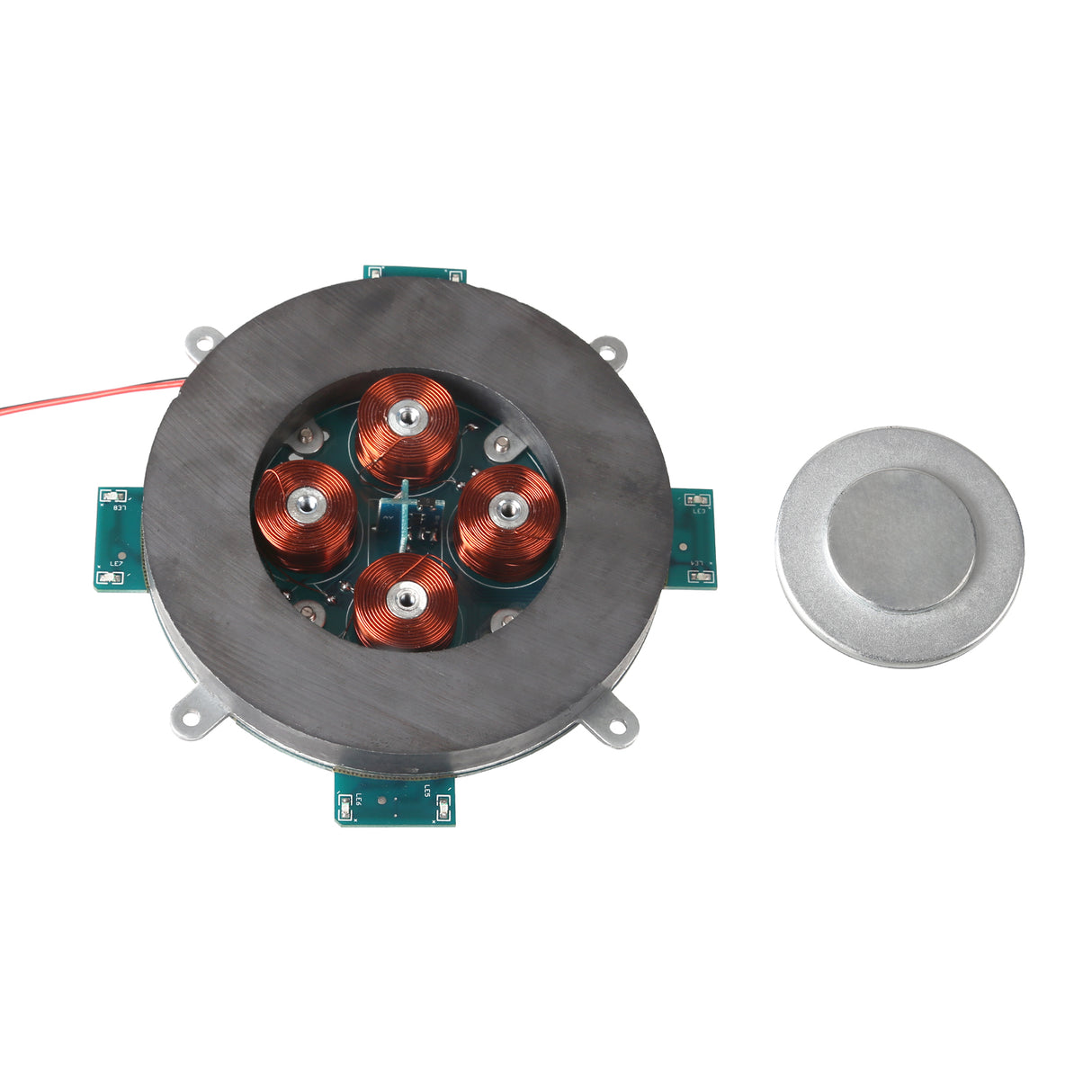 DIY Magnetic Levitation Module Magnetic Suspension Kit with LED Light (500g) - CUBERTIME